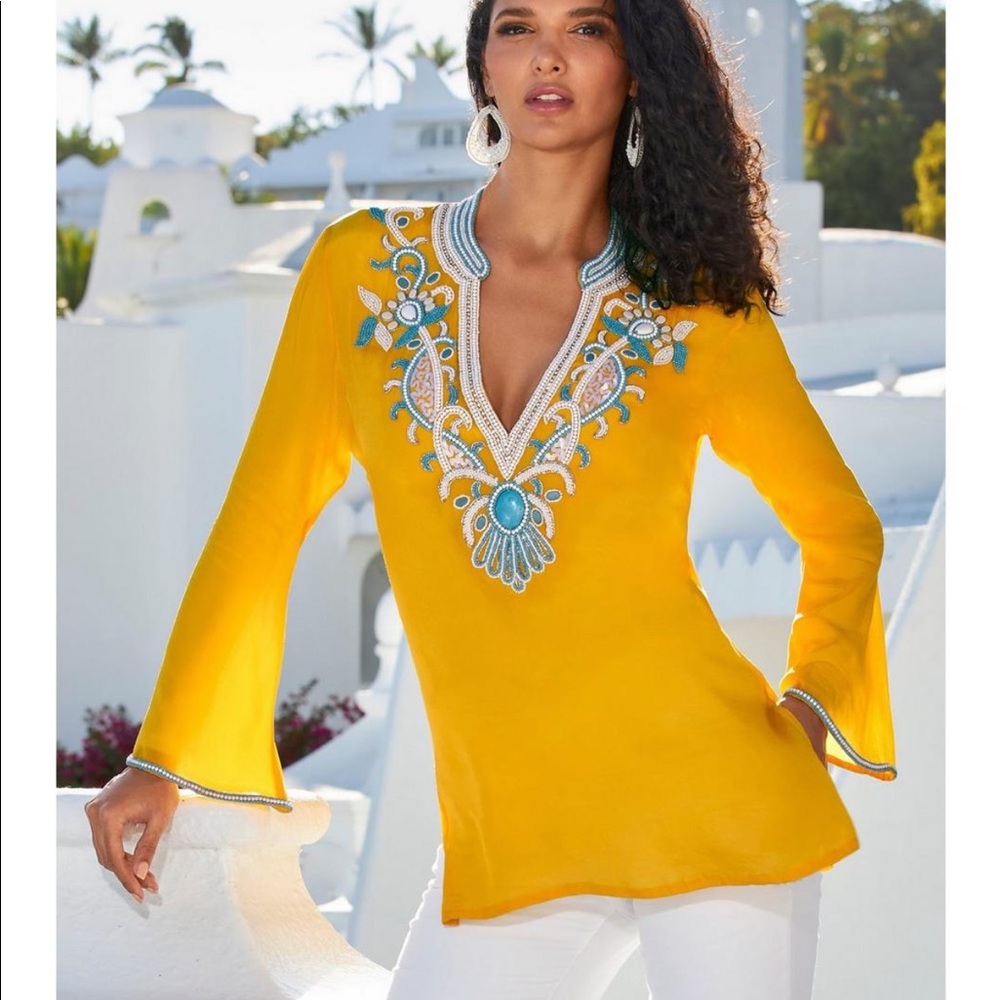 Boston Proper Beaded Tunic
